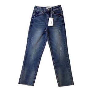 NWT YMI Vintage Dream Anklet High Rise Dream Fit Blue Juniors Jeans Size 5/27